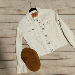 Levi's White Jean Jackey